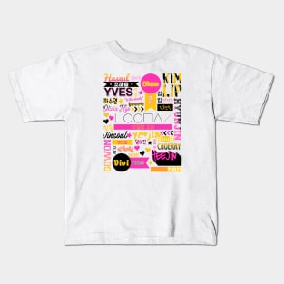 LOONA Collage Kids T-Shirt